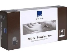 Abena Nitrilinės juodos pirštinės, dydis XL, be pudros, 100 vnt