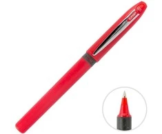 Uni-Ball Uni Grip 245 Micro, raudona, rašymo rašalas raudonas (išpardavimas, likusi loto kaina yra už 12 vnt.)