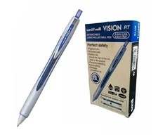 Uni-Ball „Uni Vision RT Roller 178“, plonas, rašymo spalva mėlyna (išpardavimas, likusi loto kaina yra už 12 vnt.)