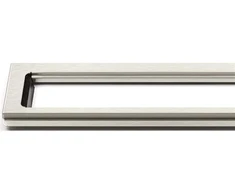 UNIDRAIN ClassicLine 600 mm rėmelis iš nerūdijančio plieno linijiniams trapams, kurio rėmo aukštis 10 mm.