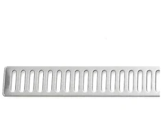 UNIDRAIN ClassicLine grotelės 600 mm iš nerūdijančio plieno linijiniams trapams, su šlifuotu paviršiumi. Dizainas: kolona.