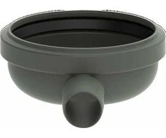 UNIDRAIN išleidimo angos korpusas kampinis - Ø32 mm horizontalus, be sifono