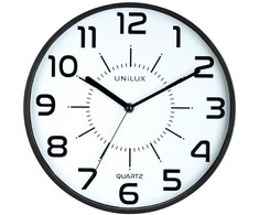 Unilux Laikrodis Pop 28.5cm juoda -
