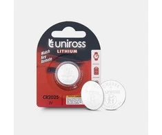 Uniross Batteries Uniross U1CR2025, Vienkartinė baterija, CR2025, Ličio, 3 V, 1 vnt., Sidabras