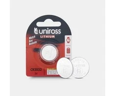 Uniross Batteries Uniross U1CR2032, Vienkartinė baterija, CR2032, Ličio, 3 V, 1 vnt., Sidabras