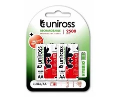 Uniross Batteries Uniross AA 2500 NiMh akumuliatorius