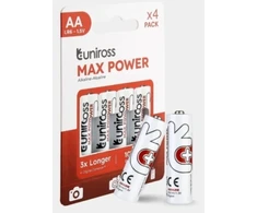 Uniross Batteries Uniross Max Power AA / LR6 standartinės baterijos 2900mAh, 4 vnt.