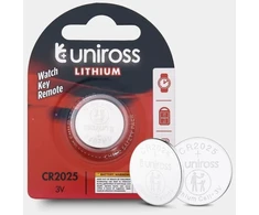 Uniross Batteries Uniross U1CR2025, Vienkartinė baterija, CR2025, Ličio, 3 V, 1 vnt., Sidabras