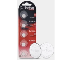 Uniross Batteries Uniross U5CR1216, Vienkartinės baterijos, CR1216, Ličio, 3 V, 5 vnt., Sidabras