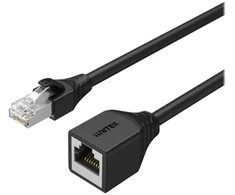 UNITEK Cat 6 STP 8P8C RJ45 Ethernet ilgintuvas M/F 2m C1896BK-2M