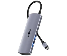 Unitek šakotuvas 4w1 USB-C 10 Gbps, 2x USB-A ir 2x USB-C H1112DGY01
