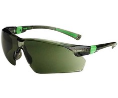 Univet Srl Univet 506UP 506U-04-04 Apsauginiai akiniai su apsauga nuo rasojimo, įskaitant apsaugą nuo UV spindulių. Juoda, žalia. DIN EN 166.