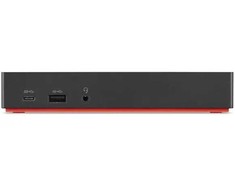 Upcycle It Lenovo 40AS0090EU Atnaujintas, Vielinis, USB 3.2 Gen 1 (3.1 Gen 1) Type-C, 3,5 mm, 10,100,1000 Mbit/s, Juoda, 10 Gbit/s