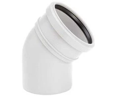 Uponor Decibel lenkimo vamzdis 50 mm 45° M/1Mf