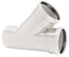 Uponor Decibel Gren 110/110 mm 45° 2Mf