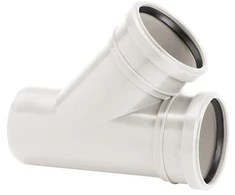 Uponor Decibel Gren 75/75 mm 45° M/2Mf