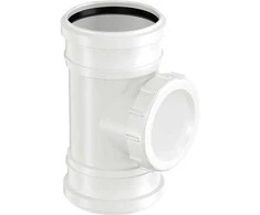 Uponor Decibel valymo vamzdis 75 mm V/2Mf