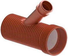 Uponor Šakinis vamzdis Ultra Rib 2 560/160mm 45gr PP