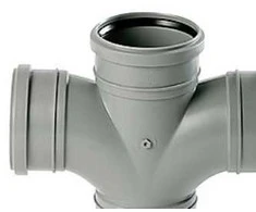 Uponor HTP dvigubas kolektorius 88° 110 mm pilkas - Pilkas