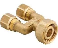 Uponor „Minitec“ dvigubas skirstytuvas su 9,9 mm movomis