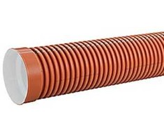 Uponor PP kanalizacijos vamzdis 315x3000 mm SN8 - Ultra Double. EN13476