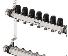 Uponor Vario S kolektorių rinkinys 7 kontūrai x 3/4" Euro
