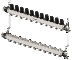 Uponor Vario S kolektorių rinkinys 11 kontūrų x 3/4" Euro
