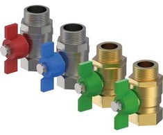 Uponor Vožtuvų rinkinys 4x combi port ins