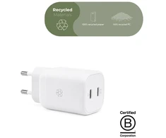 Upström ËSSENTIALS 100 W dviejų USB-C GaN įkroviklis