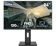 Monitorius Nilox NXM24REG1201, 61 cm (24"), „Full HD“, LED, 4 ms, juodas