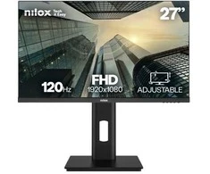Monitorius Nilox NXM27R2K1201, 68.6 cm (27"), 2K, LED, 4 ms, Juodas