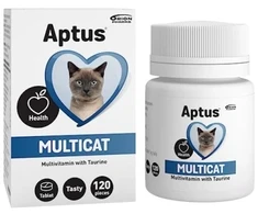 Usorteret Aptus Multicat tabletės, 120 vnt.
