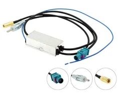 Connects2 dab skirstytuvas fakra į din