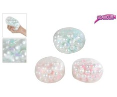 Hipo Usorteret Crakle Glamour karoliukų kamuoliukai 9,5 cm, 4 vnt., CDU