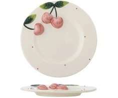 Usorteret CREATIVE COLLECTION Berrie lėkštė, rožinė, akmens masės