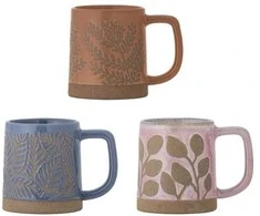 CREATIVE COLLECTION Kayce puodelis, įvairiaspalvis, akmens masės dirbiniai