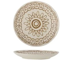 CREATIVE COLLECTION Klevo lėkštė, oranžinė, akmens masės dirbiniai