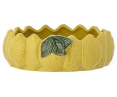 Bloomingvillecreative Collection „Creative Collection“ – „Limone“ serviravimo dubuo Ø21 cm – geltona keramika