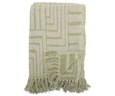 Usorteret Creative Collection - Velva Throw - Žalias - Recycled Cotton