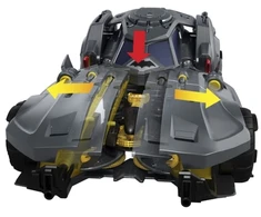 Mattel Usorteret DC Universe Bat-Link Batmobile 15 cm