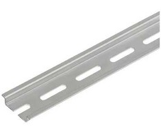 Solar Plus TS35/F6 DIN bėgelis, 7,5 mm aukščio, su 6,3x18 mm skyle, galvanizuotas