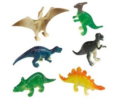 Usorteret Dinosaurfigurer, 8 stk