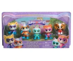 Superkitties DISNEY JUNIOR SUPERCATS SUPER KITITIES 5 FIGURINŲ RINKINYS KATINŲ KOMANDA