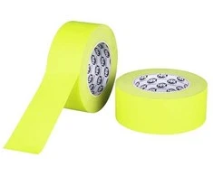 hpx Lipni juosta fluorescencinė geltona, 50 mm x 25 m
