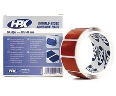 HPX dvigubi lipnūs lipdukai, 50 vnt. ritinėlis (galinio veidrodėlio)