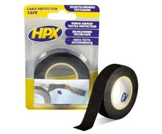 HPX kabelių apsauginė juosta, juoda, 19 mm x 10 m