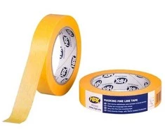 HPX maskavimo juosta plonomis linijomis, oranžinė, 24 mm x 50 m