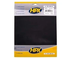 HPX švitrinio popieriaus rinkinys: 1 vnt. p240, 2 vnt. p400 ir 1 vnt. p600