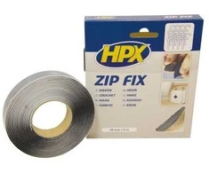 HPX užtrauktuko tvirtinimo lipni juosta su lipnia juosta 20 mm x 5 m (kabliukas)