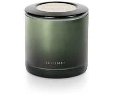 ILLUME balzamo ir kedro aromato stiklinė žvakė, žalia